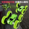 2.4G wireless remote control rolling stunt car, double-sided car with tank tracks, boy toy details Picture